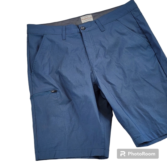 Weatherproof Nylon blend shorts size 36 Blue - Picture 2 of 8